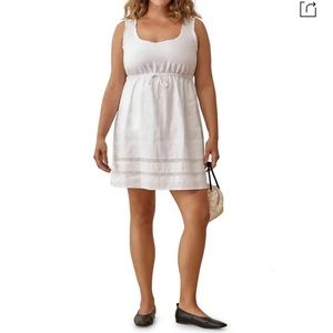 Reformation Moss Linen Dress size6